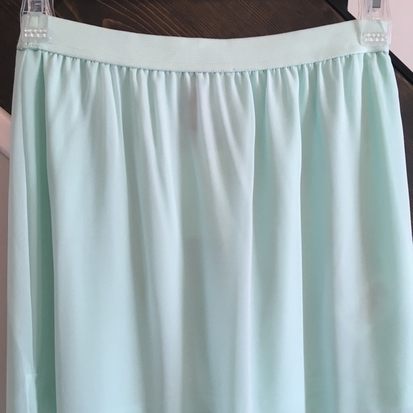 Mesh maxi skirt with slits - Picture 3 of 5